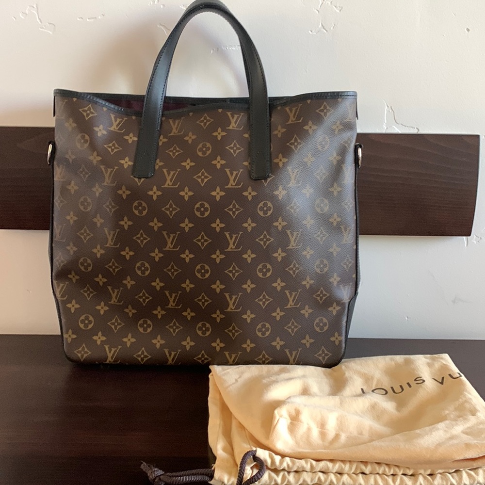 Louis Vuitton Monogram Macassar Kitan tote